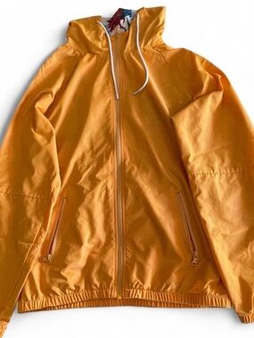 Original Use Bright Orange Windbreaker Jacket